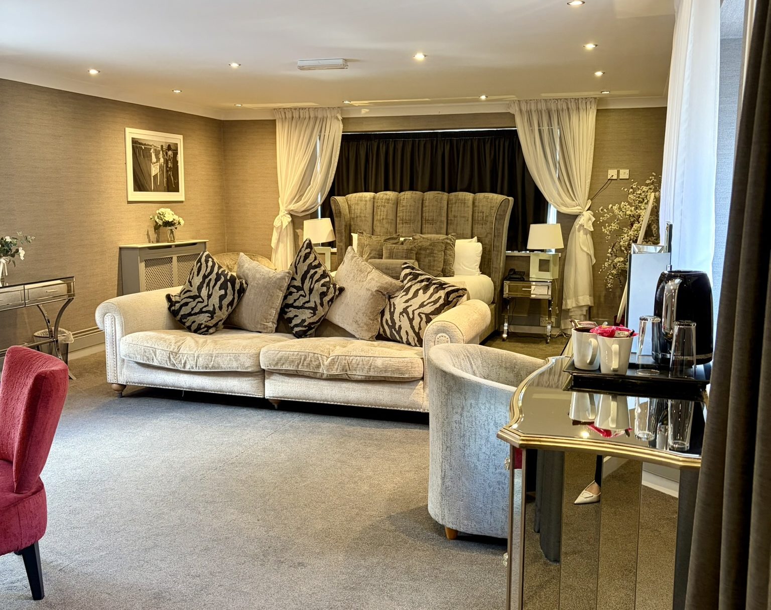 The bridal suite at The Park Hotel Liverpool